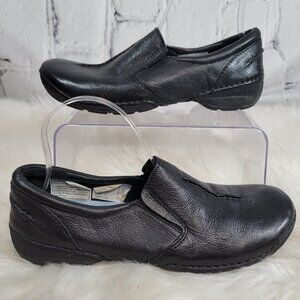 HUSH Puppies Comfort Black Slip On Walking Shoe‎ Loafer Classic Walking Womens 9
